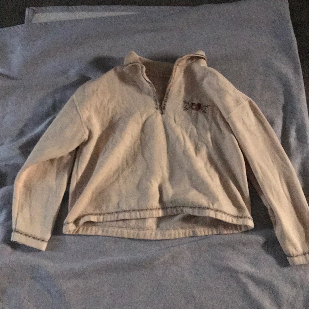 Rose Patterned Sweater